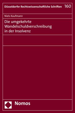 Cover for Kaufmann · Die umgekehrte Wandelschuldver (Book) (2019)