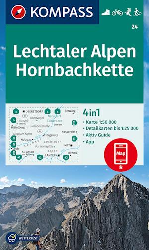 Cover for Lechtaler Alpen · Lechtaler Alpen / Hornbachkette (Map) (2024)