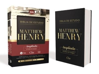 Cover for Matthew Henry · Rvr Biblia de Estudio Matthew Henry, Leathersoft, Negro (Leather Book) (2021)