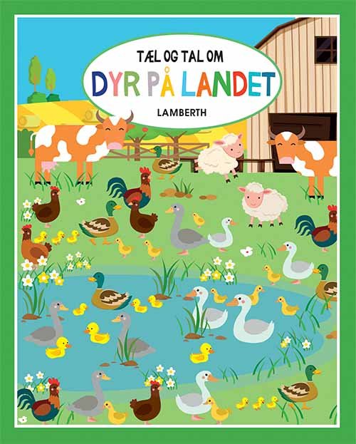 Cover for Lena Lamberth · Tæl og tal: Tæl og tal om - Dyr på landet (Innbunden bok) [1. utgave] (2020)