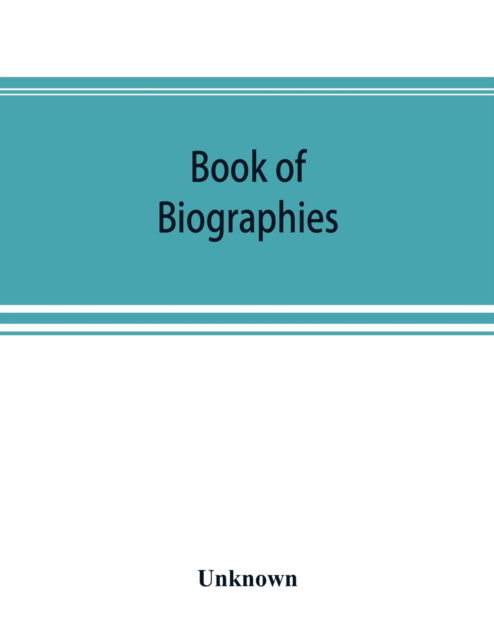 Book of biographies; this volume contains biographical sketches of leading citizens of Bucks County, Penna. - - Books - Alpha Editions - 9789353892678 - September 28, 2019