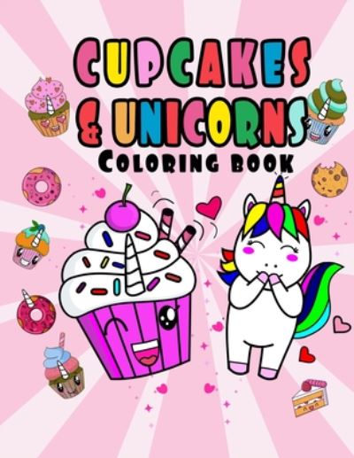 Cover for Silly Mango · Cupcakes and unicorns coloring book (Paperback Book) (2020)