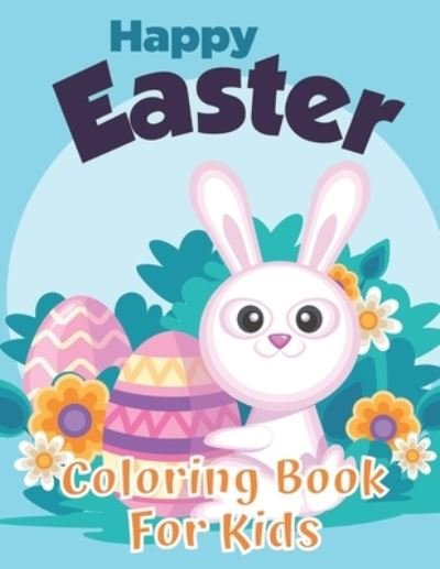 Cover for Kuyoh Designs · Happy Easter Coloring Book (Paperback Bog) (2021)