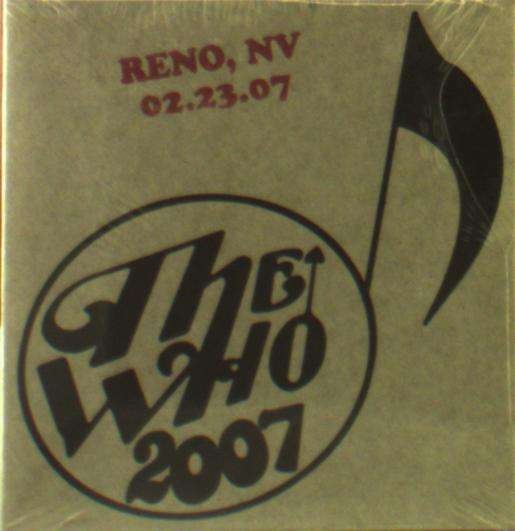 Cover for The Who · Live: 2/23/07 - Reno Nv (CD) (2019)