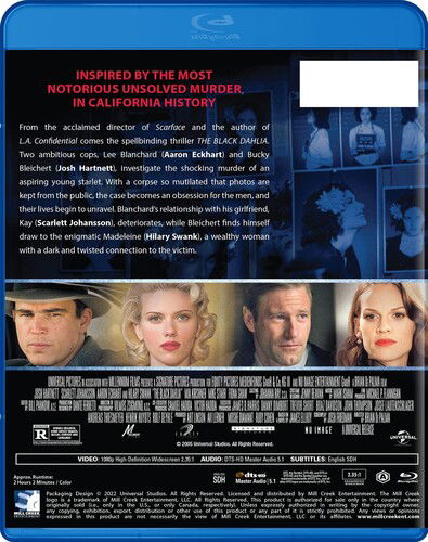 The Black Dahlia - The Black Dahlia - Filmy - ACP10 (IMPORT) - 0683904635679 - 12 lipca 2022