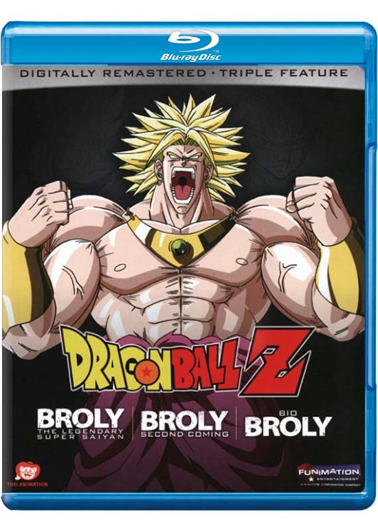 Cover for Dragon Ball Z: Broly Triple Feature (Blu-ray) [Widescreen edition] (2009)