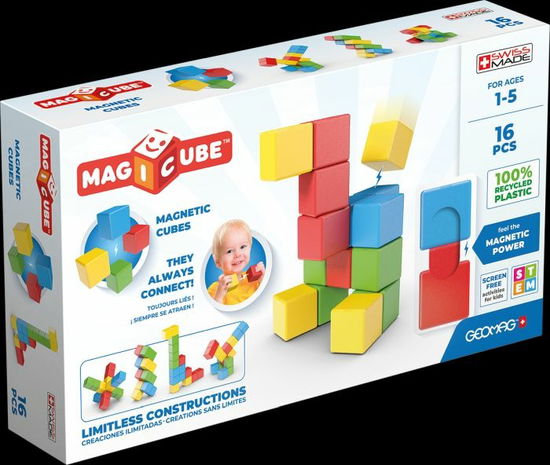 Cover for Geomag · Geomag - Magicube Full Color Recycled Try Me - 16  pcs (Toys)