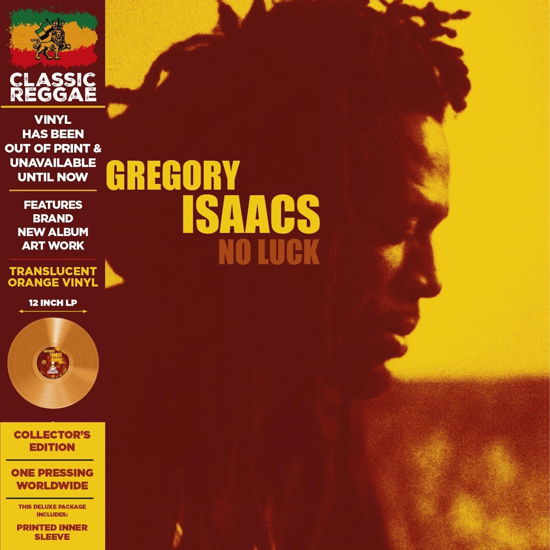 No Luck Orange Translucent Vinyl - Gregory Isaacs - Música - L.M.L.R. - 3700477837679 - 12 de abril de 2024
