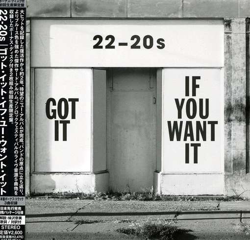 Cover for 22-20s · Got It if You Want It &lt;limited&gt; (CD) [Japan Import edition] (2012)