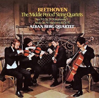 Cover for Alban Berg Quartet · Beethoven The Middle Period String Quartets (CD) [Japan Import edition] (2022)