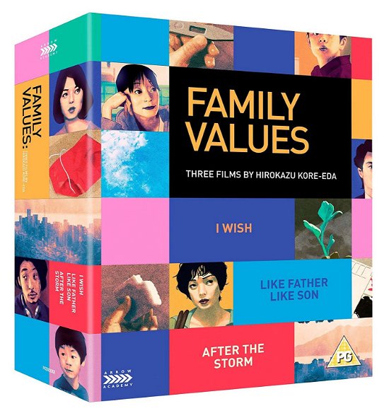 Family Values: Three Films By Hirokazu Koreeda - Hirokazu Kore-eda - Elokuva - Arrow Academy - 5027035017679 - maanantai 19. helmikuuta 2018