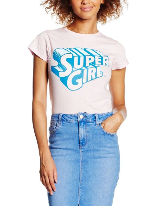 Supergirl - Text & Logo (T-shirt Donna Tg. 2xl) - Supergirl - Koopwaar -  - 5054015235679 - 