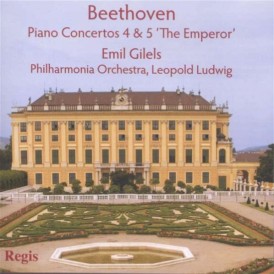 Beethoven: Piano Concertos Nos. 4 & 5 - Emil Gilels - Musikk - REGIS - 5055031313679 - 14. februar 2011