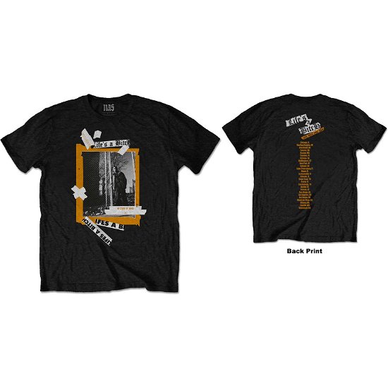 Nas Unisex T-Shirt: Life's a Bitch (Back Print) - Nas - Koopwaar -  - 5056170644679 - 