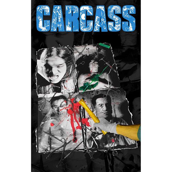 Carcass Textile Poster: Necroticism - Carcass - Merchandise -  - 5056365716679 - 