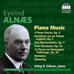 Cover for Alnaes / Eriksen,erling · Piano Music (CD) (2011)