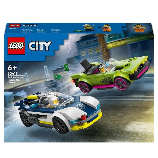 LEGO City 60415 Politiewagen en Snelle Autoachtervolging - Lego - Koopwaar -  - 5702017583679 - 