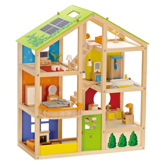 Cover for Hape · Hape Houten 4 Seizoenen Poppenhuis Met Meubels (Toys)