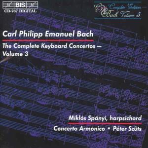 Complete Keyboard Concerti III - Bach,c.p.e. / Spanyi - Música - Bis - 7318590007679 - 18 de junio de 1996