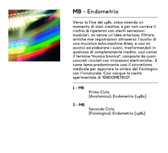 Cover for Mb · Endometrio / Endometrio De-Composto (CD)