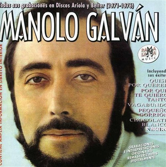 Todas Sus Grabaciones (1971-1976) - Manolo Galvan - Muziek - Rama Lama Spain - 8436004061679 - 6 januari 2017