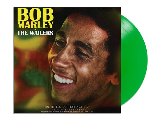 Cover for Bob Marley &amp; the Wailers · Live At The Record Plant 73 (Green Vinyl) (LP) (2024)