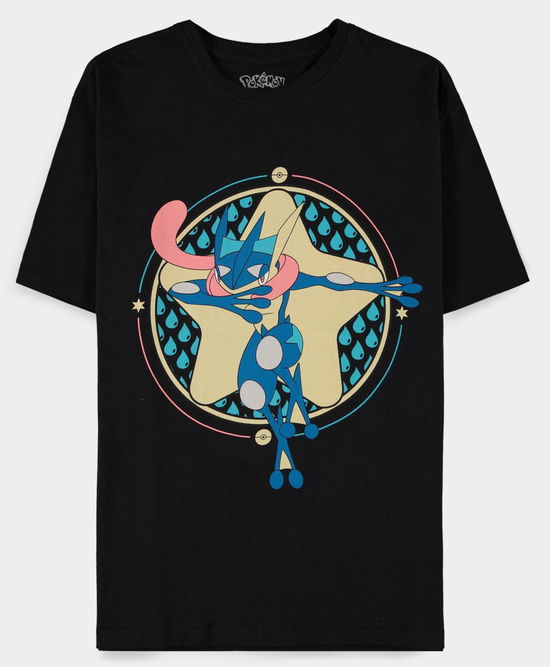 Pokemon: Greninja Black (T-Shirt Unisex Tg. M) - Pokémon - Produtos -  - 8718526379679 - 6 de março de 2023