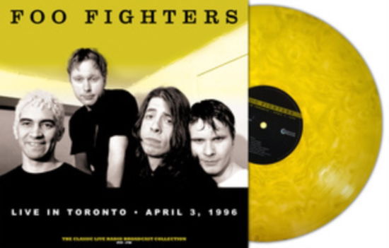 Cover for Foo Fighters · Live In Toronto 1996 (Yellow Cloudy Vinyl) (LP) (2024)