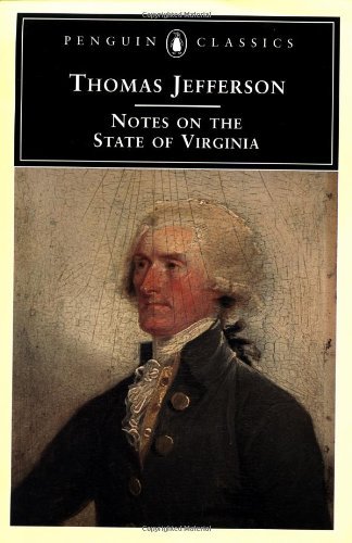 Cover for Thomas Jefferson · Notes on the State of Virginia (Taschenbuch) [Annotated edition] (1998)