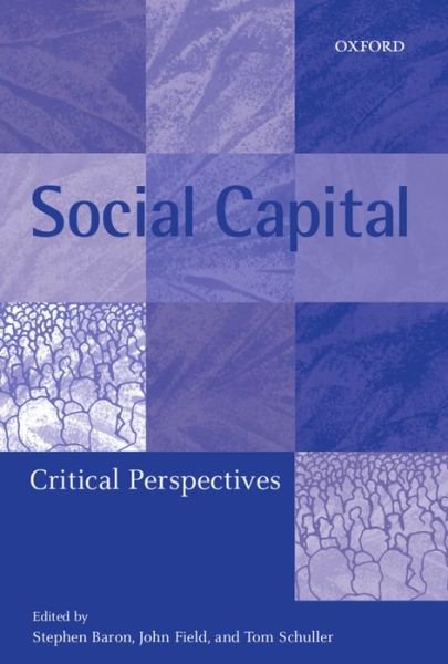 Cover for Baron · Social Capital: Critical Perspectives (Pocketbok) (2000)