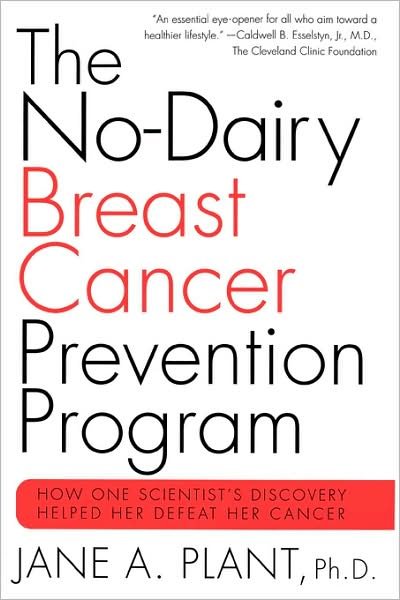 Cover for Jane Plant · The No-dairy Breast Cancer Prevention Program: How One Scientist's Discovery Helped Her Defeat Her Cancer (Paperback Book) [First edition] (2002)