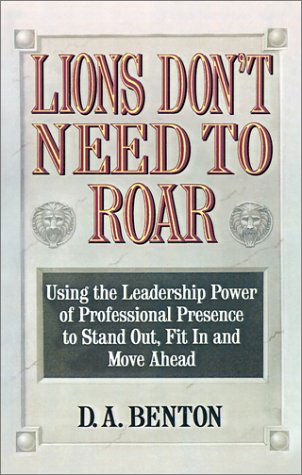Cover for D.A. Benton · Lions Don't Need To Roar (Hardcover Book) [English Language edition] (1992)
