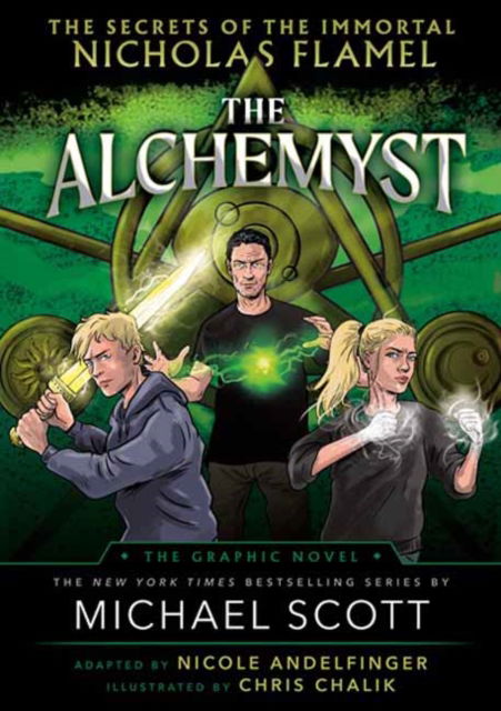 Cover for Michael Scott · The Alchemyst: The Secrets of the Immortal Nicholas Flamel Graphic Novel (Innbunden bok) (2023)