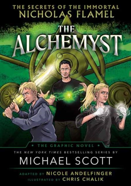 Cover for Michael Scott · The Alchemyst: The Secrets of the Immortal Nicholas Flamel Graphic Novel (Hardcover Book) (2023)