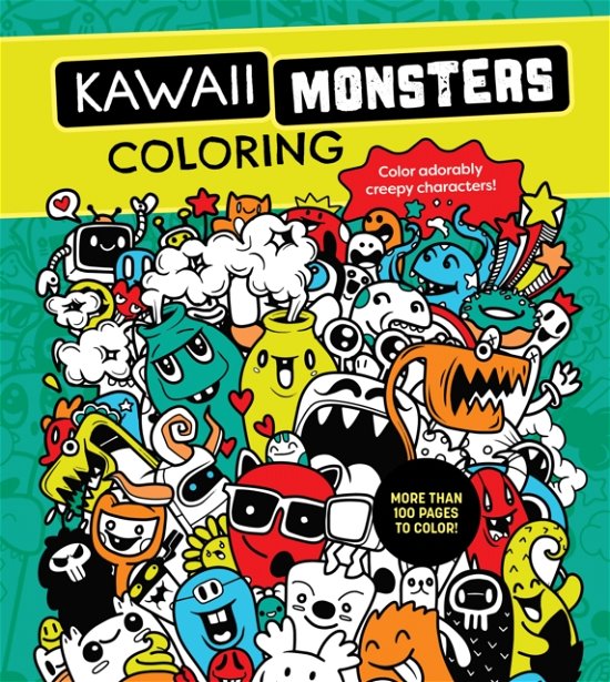 Cover for Editors of Chartwell Books · Kawaii Monsters Coloring Book: Color Adorably Spooky Characters - Chartwell Coloring Books (Taschenbuch) (2024)