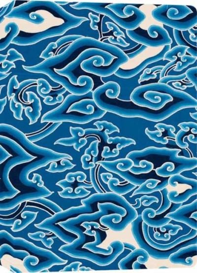 Cover for Tuttle Studio · Batik 'Blue Clouds' Lined Hardcover Journal: Blank Notebook with Ribbon Bookmark - Journal (Gebundenes Buch) (2022)