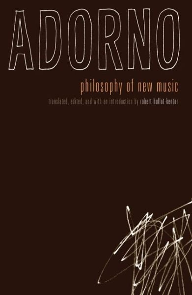 Cover for Theodor W. Adorno · Philosophy of New Music (Paperback Bog) (2019)