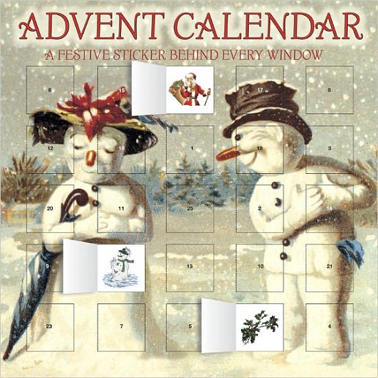 Cover for Mr &amp; Mrs Snowman advent calendar (with stickers) (Calendar) (2021)