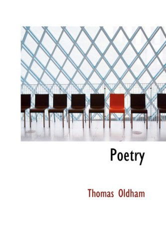 Cover for Thomas Oldham · Poetry (Paperback Book) (2009)