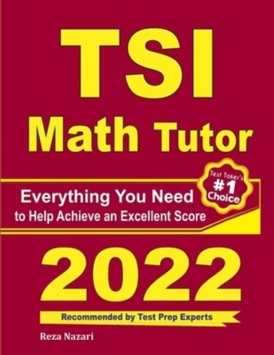 Cover for Ava Ross · TSI Math Tutor: Everything You Need to Help Achieve an Excellent Score (Paperback Bog) (2020)