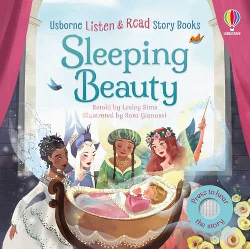 Listen and Read: Sleeping Beauty - Listen and Read Story Books - Lesley Sims - Kirjat - Usborne Publishing Ltd - 9781803707679 - torstai 8. kesäkuuta 2023