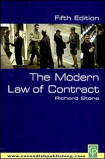 Cover for Richard Stone · The Modern Law of Contract (Paperback Book) [5 Rev edition]