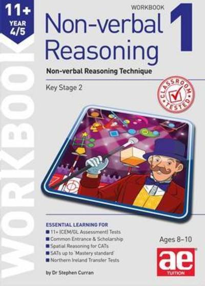 Cover for Andrea F. Richardson · 11+ Non-verbal Reasoning Year 4/5 Workbook 1: Non-verbal Reasoning Technique (Paperback Book) (2016)