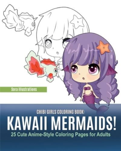 Cover for Sora Illustrations · Chibi Girls Coloring Book (Paperback Book) (2019)
