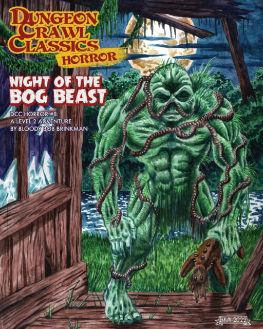 Cover for Bob Brinkman · Dungeon Crawl Classics Horror #8: Night of the Bog Beast - DCC HORROR (Paperback Book) (2024)