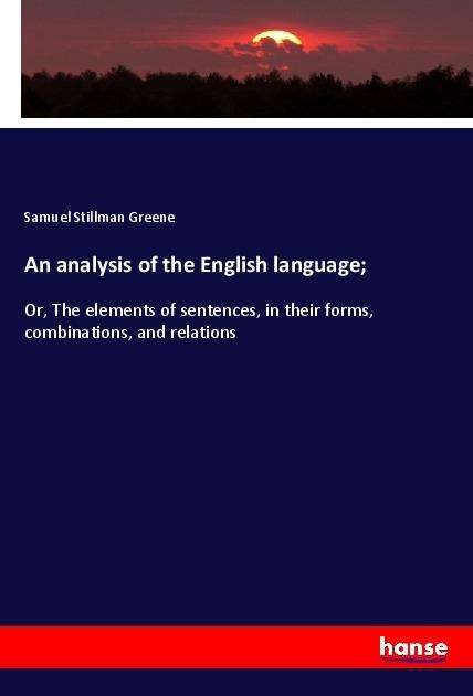 Cover for Greene · An analysis of the English langu (Buch)