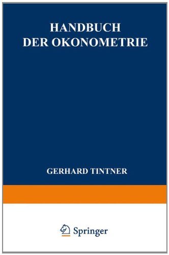 Cover for G Tintner · Handbuch Der OEkonometrie (Paperback Bog) [Softcover Reprint of the Original 1st 1960 edition] (2014)