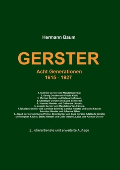 Cover for Baum · Gerster (Book) (2020)