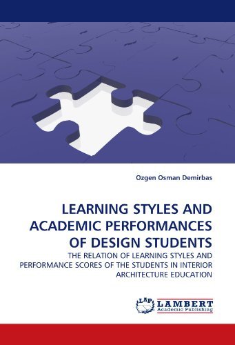 Cover for Ozgen Osman Demirbas · Learning Styles and Academic Performances of Design Students: the Relation of Learning Styles and Performance Scores of the Students in Interior Architecture Education (Paperback Book) (2010)