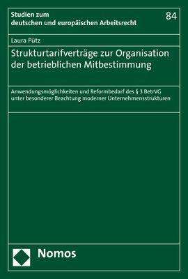 Strukturtarifverträge zur Organisa - Pütz - Książki -  - 9783848777679 - 23 września 2020